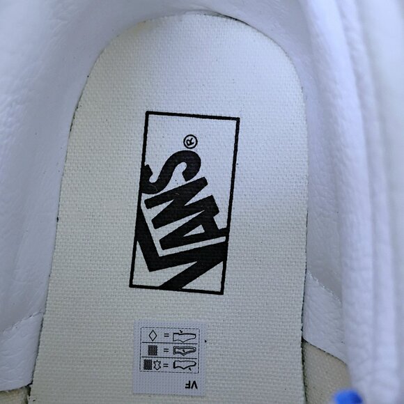 Vans Men Sk8-Hi Bolt Suede/Canvas High Top Sneaker in Beautiful True Blue/Black - Picture 9 of 13